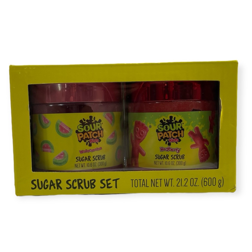 Sour Patch kids sugar body scrub set of 2